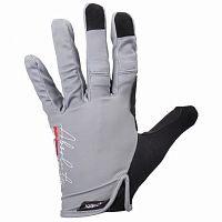 Перчатки VG 925 Vinca sport, серые, длинные пальцы, размер L