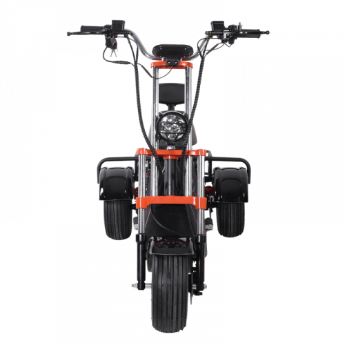 Электроскутер Kugoo C4, трехколесный 1200w 48v 20.8Ah, (2299770003747) фото 3