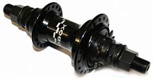 Втулка зад, BMX VELOBOX VBF-S01R(K) 36 BK, 9T драйвер, ось cr-mo Ф14мм,  36отв., 5 промподш, 531г
