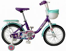 Велосипед TechTeam Melody 16" purple, фиолетовый (сталь), 2024