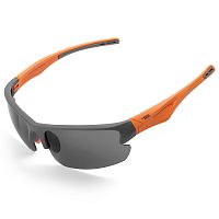 Очки Vinca Sport VG 067 grey/orange, матово-серая с оранжевым оправа с серыми линзами