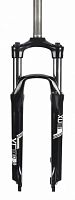 Вилка 26" Suntour SF15-XCM DS шток 1-1/8", ход 120мм, черная блестящ, ноги ø30мм,