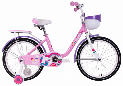 Велосипед TechTeam Melody 16" pink, розовый (сталь), 2024