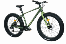 Велосипед TechTeam Garet 26"х18" Fat, хаки, 2026