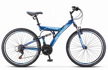 Велосипед STELS Focus. V 26" 18-sp. Тёмно-синий/синий, V030