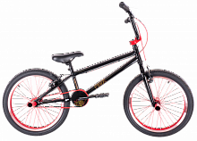 Велосипед TechTeam Fox 20" ВМХ черно-красный, 2023
