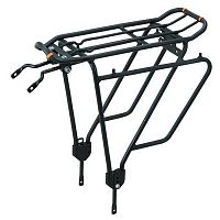 Багажник IBERA IB-RA 4, 26"-29", 3-хногий, сварной, для V-break, усиленный, мах 25кг, чёрный.