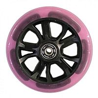 Колесо 125 R Comfort, dark pink ABEC - 9, LED-подсветка