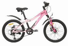 Велосипед TechTeam Elis 24"х13" розовый
