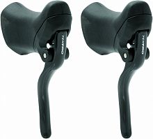 Торм. ручки Tektro RL340 BK шоссейные (пара), черные, 320г.