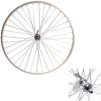 Колесо переднее 26" один. ал. обод + вт. с эксцентр. ZVK00009
